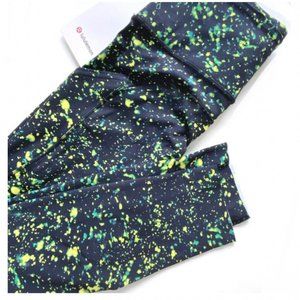 NWT Lululemon Base Pace High-rise Crop 23" sz14 Nulux Lycra Sparks Fly RARE